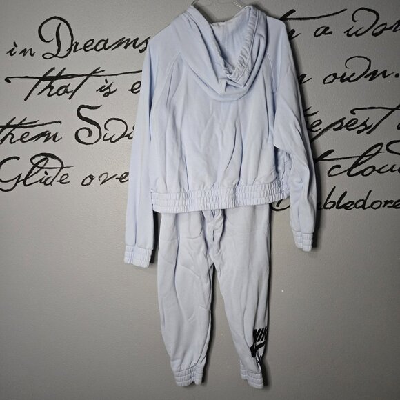 Women’s Baby Blue NIKE Air Hoodie & Sweatpants Set, top: L, pants: S - Picture 2 of 7